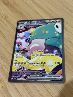 Pokemon TCG Iono's Bellibolt EX Sir Journey Together Card 183/159 NM UK - Image 1