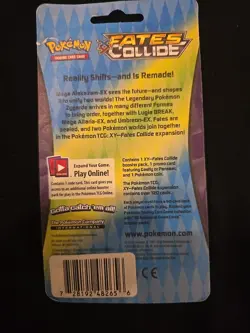 Pokemon TCG XY Fates Collide Blister Booster Pack Gastly Promo New Sealed - Image 2