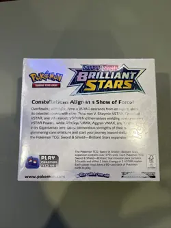 Pokemon TCG - Sword and Shield Brilliant Stars Booster Box Sealed-Free Fast Ship - Image 3