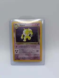 Hypno 8/62 Fossil Set Holo Rare Vintage WotC Pokemon Card MP!! - Image 1