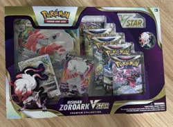 Pokemon TCG Hisuian Zoroark VSTAR Premium Collection Factory Sealed (5 Packs) - Image 1