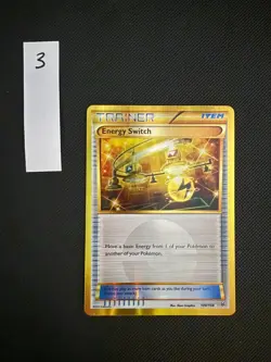 Energy Switch 109/108 SECRET RARE Pokemon Card XY Roaring Skies Holo Rare - x4 - Image 3