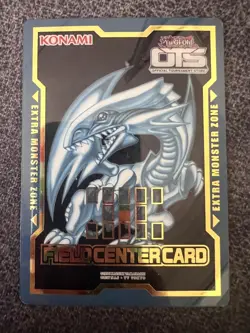 Yugioh Blue-Eyes White Dragon OTS Field Center Card Official Promo NM - Image 1