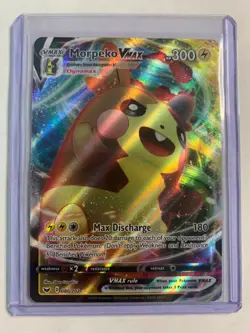 Morpeko VMAX 080/202 Sword & Shield Ultra Rare Holo Pokemon Card NM - Image 1