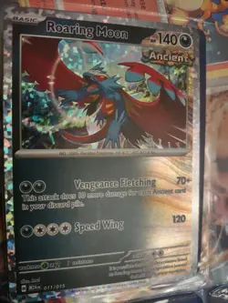 Roaring Moon 011/015 McDonald’s Holo Promo Dragon Discovery Pokemon Card - NM - Image 3