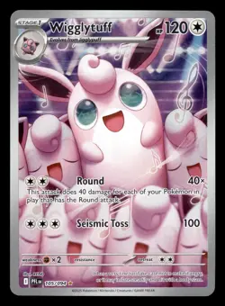 Wigglytuff 105/094 Illustration Rare Phantasmal Flames Pokemon Card - Image 1