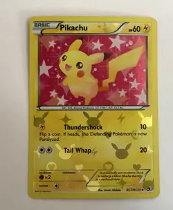 Pokemon Cards Pikachu RC7/RC25 Legendary Treasure: Radiant Collection HP 60 Halo - Image 1