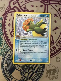 Bellossom 19/110 Rare EX Holon Phantoms Pokemon Card - Image 3