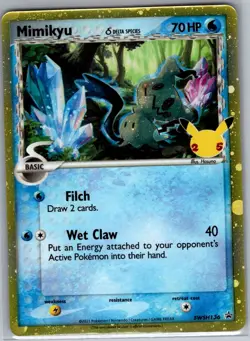 Mimikyu (Delta Species) SWSH136 Sword & Shield Promo Cards - Pokemon Card - NM - Image 1