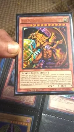 Konami The Winged Dragon of Ra Limited Edition Holo LDK2-EN003 Divine-Beast Card - Image 1