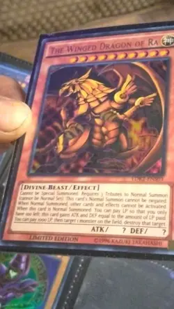 Konami The Winged Dragon of Ra Limited Edition Holo LDK2-EN003 Divine-Beast Card - Image 2