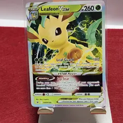 Leafeon Vstar SWSH195 NM Full Art Promo Rare Pokemon Card TCG - Image 1