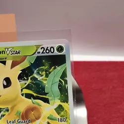 Leafeon Vstar SWSH195 NM Full Art Promo Rare Pokemon Card TCG - Image 5