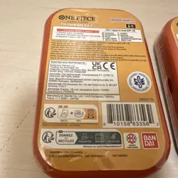 One Piece TCG Card Game - Mini Tin Vol.2 Lot Of 2 (Luffy) Factory Sealed New - Image 5