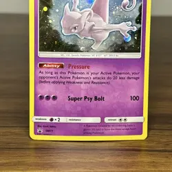 Mewtwo #SM77 Sun & Moon Promo - Cosmos Holo Pokemon Card - Image 4
