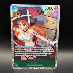 One Piece Card Game Nami SR OP02-036 Paramount War English NM - Image 2