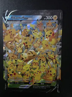 Pikachu V-Union JUMBO Pokemon Card NM - Image 1