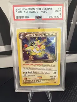 Pokemon Dark Ampharos TCG Neo Destiny Card 1/105 - Image 1