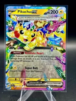 Pikachu ex 057/191 Prize Pack Series Cards Holo - Image 1