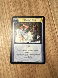 Dobby's Help Harry Potter TCG 11/140 Chamber of Secrets Rare Card Non Foil A - Image 1