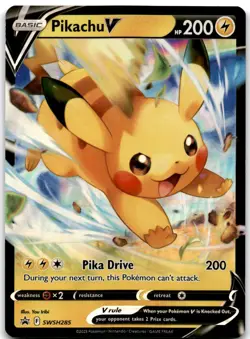 Pikachu V - Promo SWSH: Sword & Shield Promo Cards SWSH285 NM - Image 1
