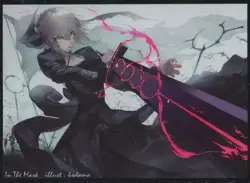 FGO Fate Grand Order Altria Pendragon Alter doujin Card Sleeve Protector - Image 1