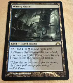 MTG Magic: The Gathering Watery Grave Gatecrash Rare Land - Image 1
