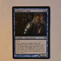 Magic: The Gathering LP Snapcaster Mage Innistrad Blue Rare Creature Regular 78 - Image 1
