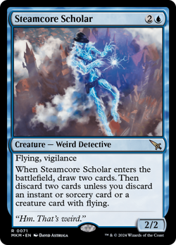 x4 Steamcore Scholar MKM MTG 71 RARE M/NM 4x - Image 1