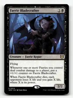 Faerie Bladecrafter 14 R Commander: Wilds of Eldraine - Image 1