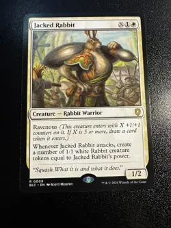 Jacked Rabbit Commander:Bloomburrow Regular LP MTG - Image 1