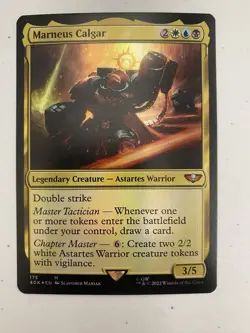 1x MTG Marneus Calgar Mythic Rare War Hammer Foil (NM) - Image 1