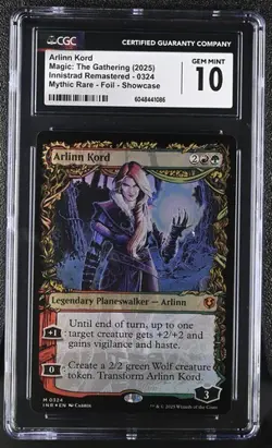 MTG Magic The Gathering Arlinn Kord Innistrad Remastered Foil Showcase CGC 10 - Image 1