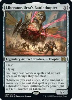 1 x Liberator, Urza's Battlethopter - Foil - The Brothers' War - NM-Mint - MTG - Image 1