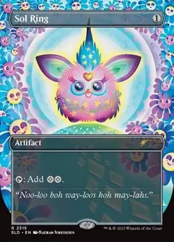 Sol Ring (#2315) - Rainbow Foil Extended Art SLD NM MTG - Image 1
