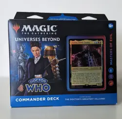 Magic The Gathering Universes Beyond: Doctor Who Masters Of Evil Commander Deck - Image 1
