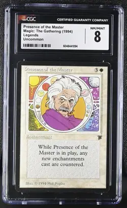MTG Magic: The Gathering English Presence of the Master 1994 Legends CGC 8 - Image 1