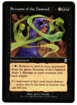 mtg magic Screams of the Damned odyssey FRENCH vf fr Cris des damnes odyssee - Image 1