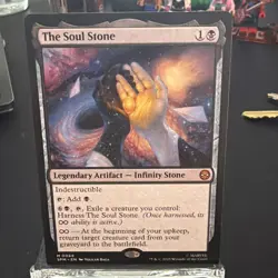 Magic the Gathering the Soul Stone, Marvel's Spider-Man, Regular Mythic NM FOIL - Image 1