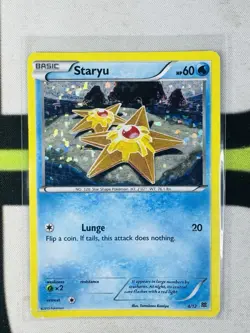 Staryu 4/12 McDonalds 2015 Promos Holo Rare Pokemon Card DMG Played - Image 1