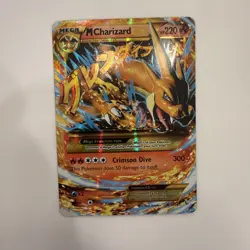 M Charizard EX Y Mega Full Art Secret Rare Flashfire 107/106 Pokemon LP - Image 1