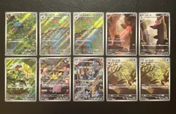 Pokemon TCG 151 Japanese AR Card Lot of 10 NM/M Pikachu Charmander - Image 1