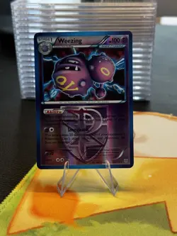 Pokemon Weezing 58/135 Reverse Holo Team Plasma Plasma Storm NM - Image 1