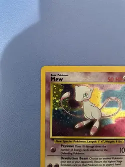 Mew 9 Holo Promo Pokemon Card - Lightly Played - Image 2