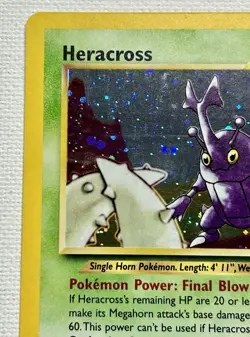 Heracross 6/111 Neo Genesis Holo Rare Unlimited English 2000 TCG Pokemon VLP - Image 4
