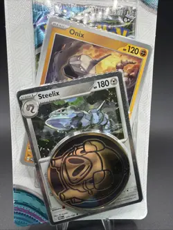 Pokemon TCG Twilight Masquerade Premium Checklane Blister Steelix NEW / SEALED - Image 2