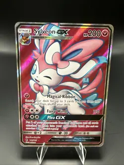 Pokemon Sylveon GX Guardians Rising Holo Full Art Ultra Rare Card 140/145 - Image 1