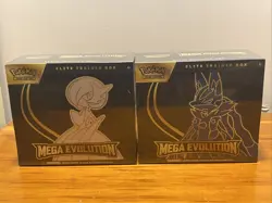 Pokemon Mega Evolution Elite Trainer Box ETB Set of 2 - Lucario + Gardevoir New - Image 1