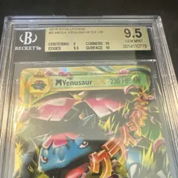 Pokemon TCG 2016 XY Evolutions M Venusaur EX 2/108 BGS 9.5 - Image 2