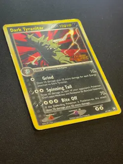 Dark Tyranitar 19/109 | 2004 Pokemon EX Team Rocket Returns Reverse Holo | MP/HP - Image 5